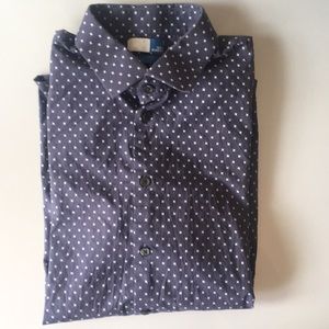 Long sleeve button down casual shirt